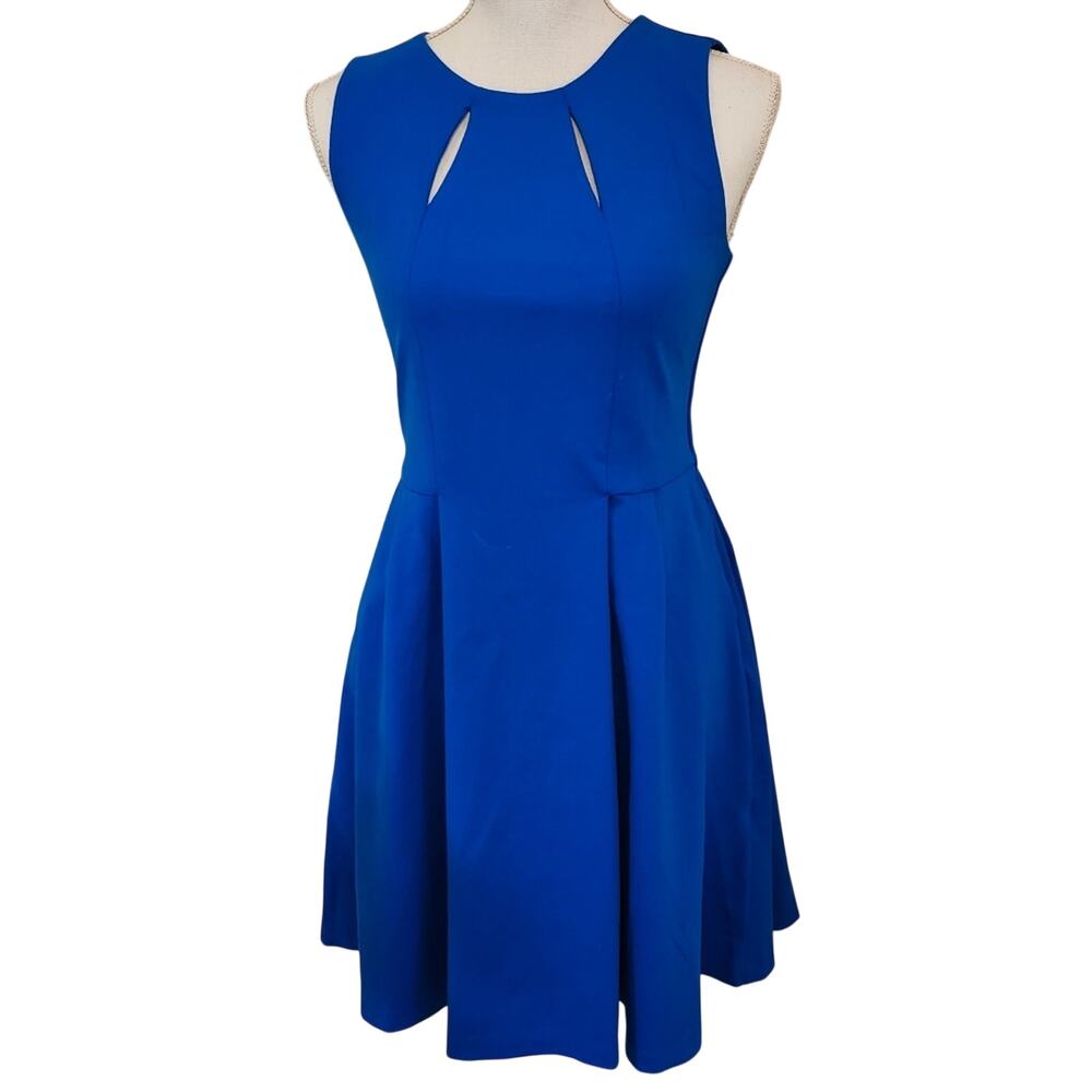 Cynthia Rowley Blue Fit & Flare Dress Size Small